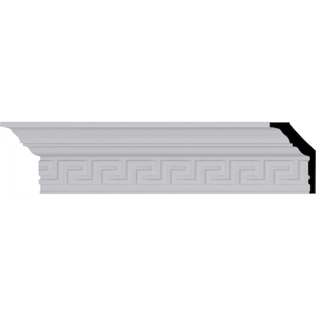 Ekena Millwork 3 1/2"H x 2 1/4"P x 4 1/4"F x 94 1/2"L Eris Crown Moulding MLD03X02X04ER